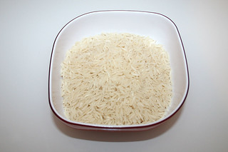 10 - Zutat Basamtireis / Ingredient basmati rice
