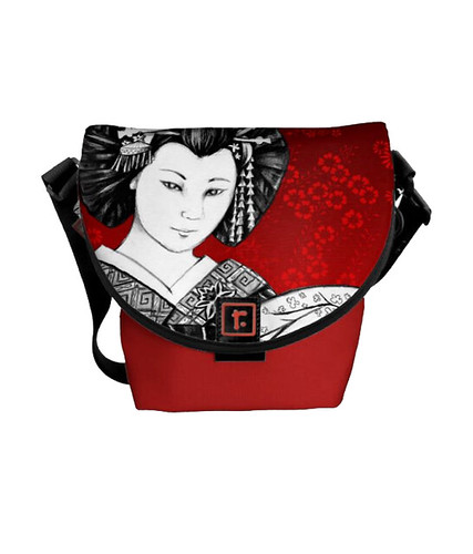 Messenger Bag Geisha Abanico