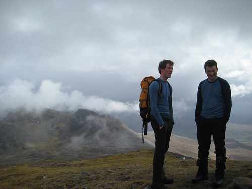 James and I on the summit of Sgorr Ruadh