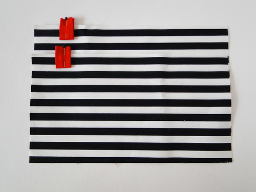 04 Striped Crossbody Clutch Tutorial by Fabric Paper Glue