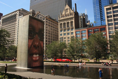 Jaume Plensa Fountain - Chicago
