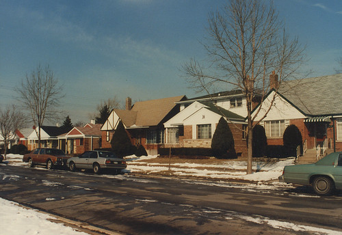 Winter time in Chicago's Ashburn neighborhood. Circa 1987. by Eddie from Chicago