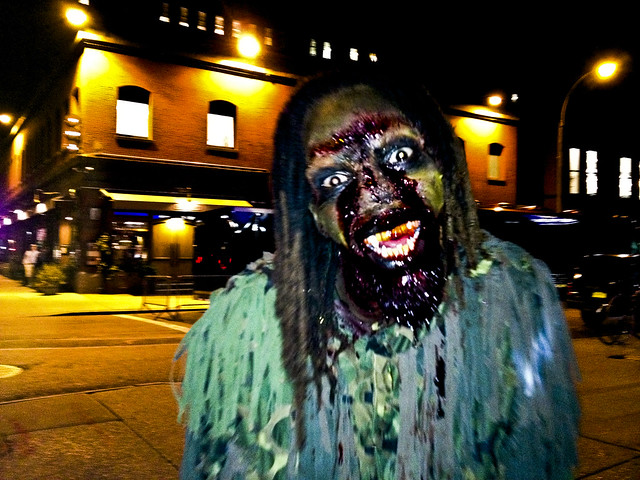Blood Manor Haunted House 2012 NYC crazy