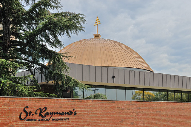 Saint Raymond Maronite Cathedral, in Saint Louis, Missouri, USA - exterior