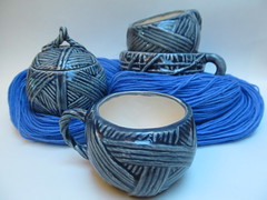 The ceramic yarn collection: Denim Blue