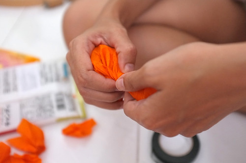 pumpkin-wrapped candy packets
