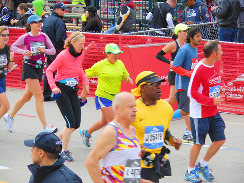running in the 2012 chicago marathon! X.
