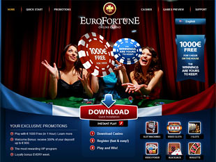 EuroFortune Casino Home