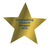 Outstanding Student Blogger 2012#2