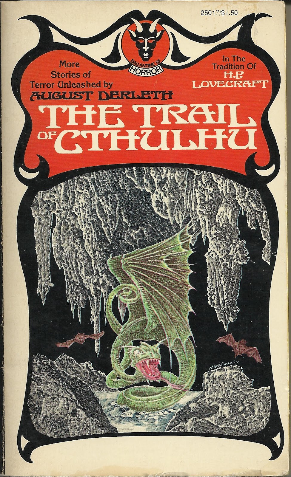 Murray Tinkelman - Cover for "The Trail Of Cthulhu"