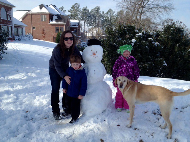 Snowman with Kids