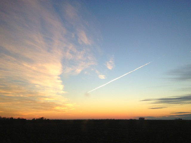 Happy Trails #sky #sunset
