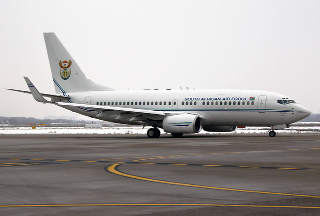South Africa current Presidential Jet  a Boeing BBJ