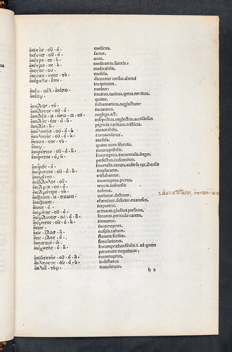 Annotation in Crastonus, Johannes: Lexicon Graeco-latinum