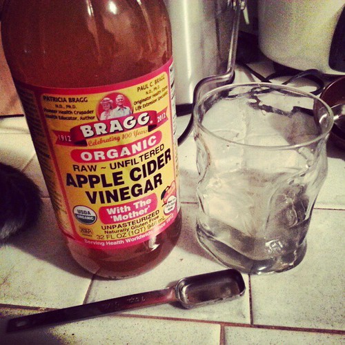 Trying the whole apple cider vinegar thing. Wonder what, if anything, it will do.
