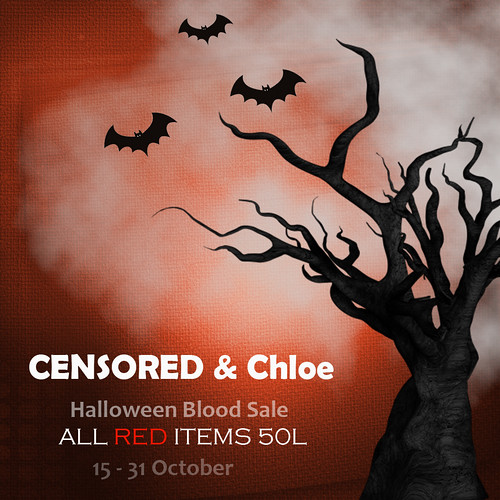 .::CENSORED::. & Chloe Halloween Blood Sale by Cindy Oysternatz.::CENSORED::.