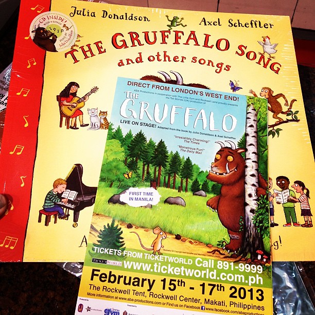 The Gruffalo. Live in Manila. Must see!