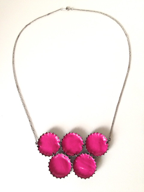 Upcycled Neon Necklace
