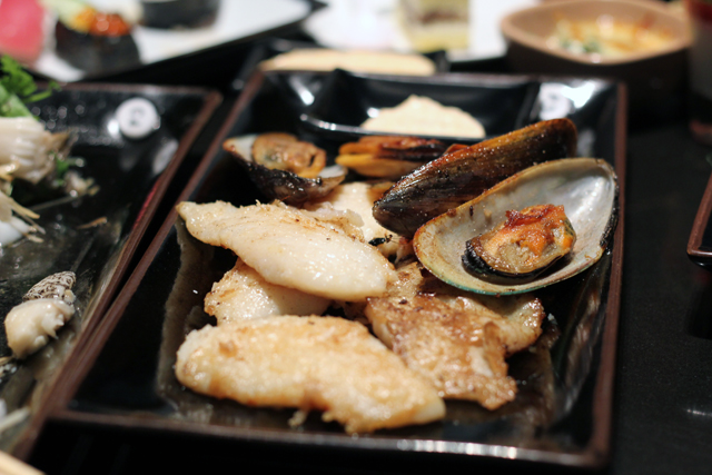 More seafood off the grill at Oishi Grand