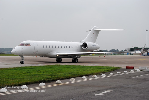 D-AOHS Bombardier Global Exprees 5000 by Jersey Airport Photography