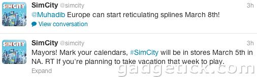Дата выхода SimCity 5