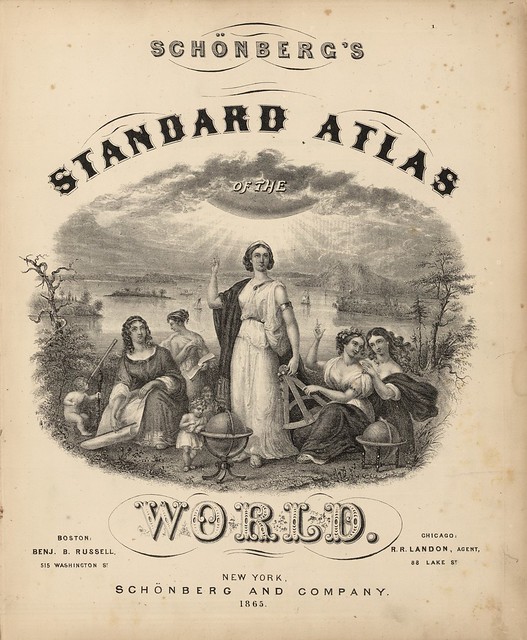 Schonberg's Standard Atlas Of The World. New York, Schonberg And Company 1867