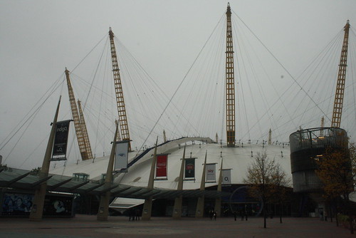 the entrance of the O2