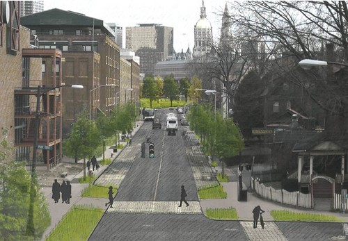 Capitol Avenue, Hartford, re-imagined (by: Nelson Byrd Woltz for US EPA)