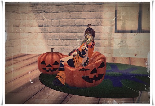 [M*G*S] Halloween Gift Pumpkin Sofa*
