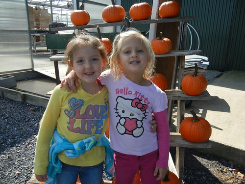 Sept 25 2012 Showalter Orchard Kindergarten Field Trip Brooklyn Clark & Shanna