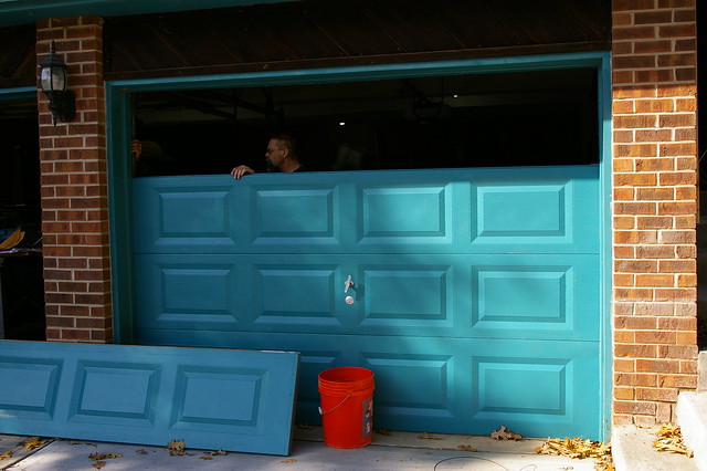 Installing Garage Doors - Sunday Morning