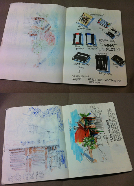 121016 Sketchbook vs Journal Book 1