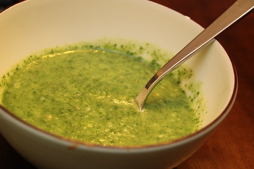 "witches brew" cheesy spinach soup