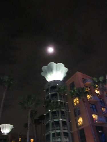 Moon over Dolphin Hotel