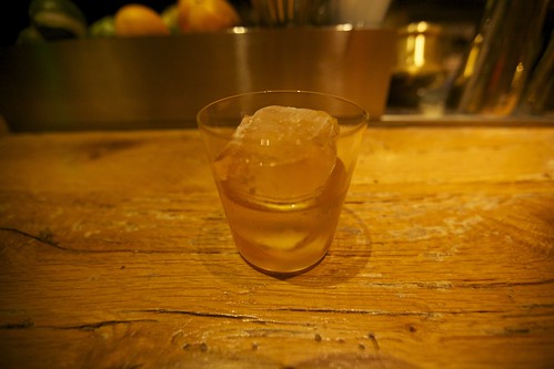 Old Fashioned with two bitters at Bar Agricole