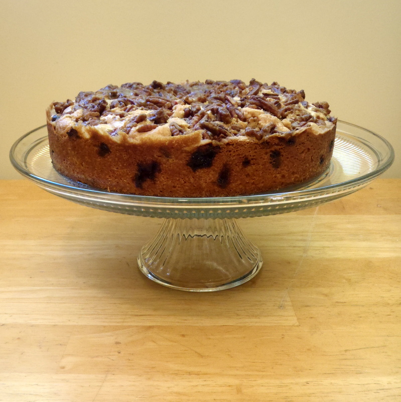 Pecan Topped Cranberry Cake