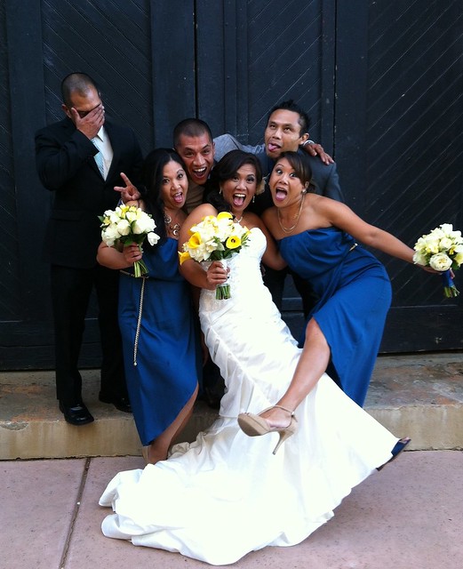 Cousins being silly at Reena's wedding