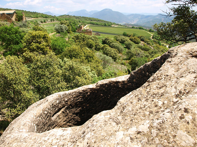 Fermenting hole at Castell d'Encus, Tremp