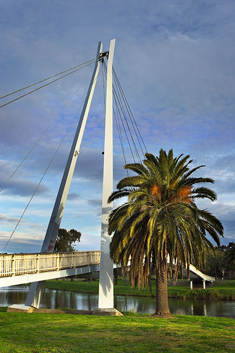 Afton Street Footbridge, Maribyrnong River, Essendon, Victoria, Australia IMG_2421_Maribyrnong_River