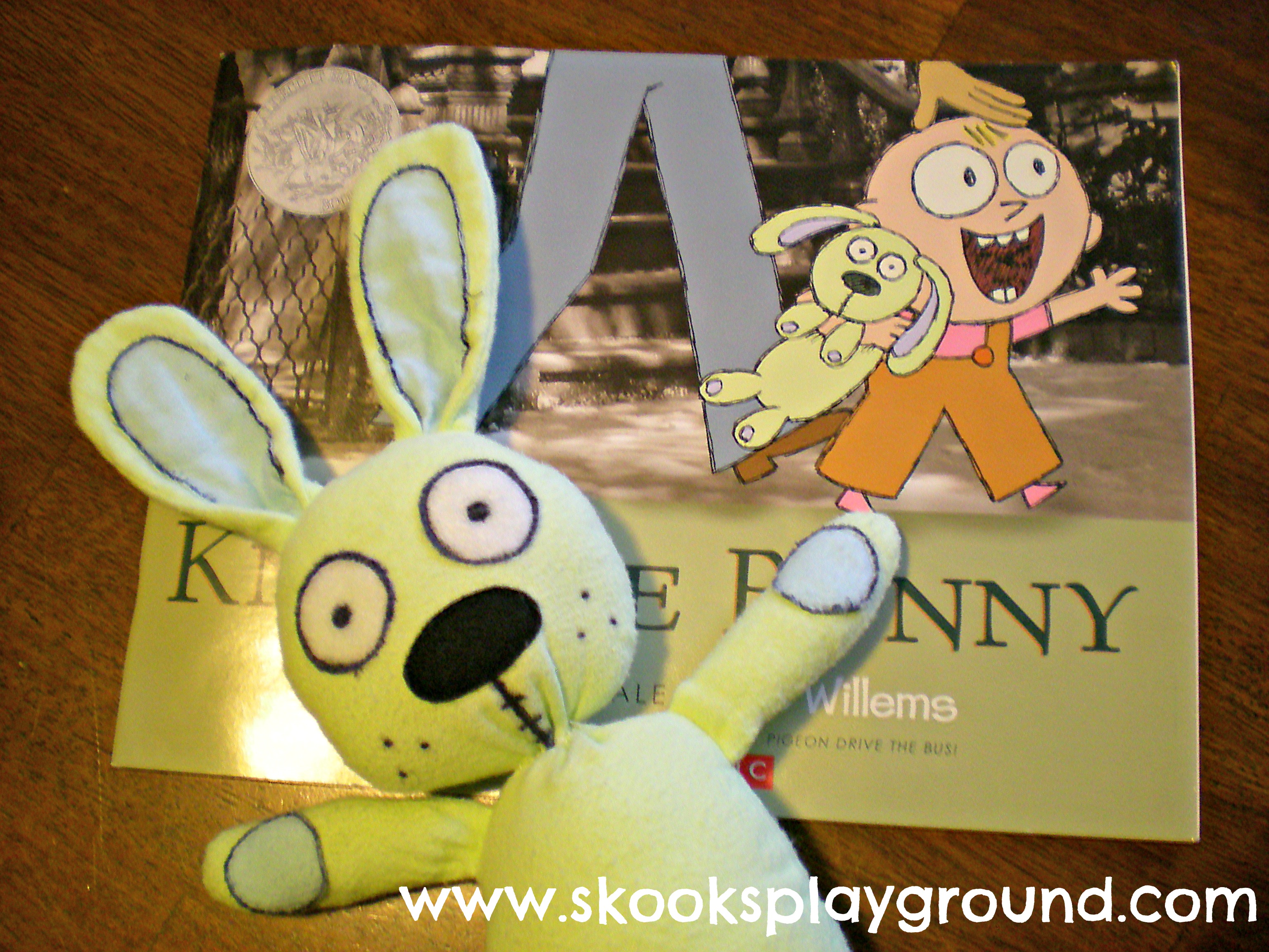 Knuffle Bunny with Book