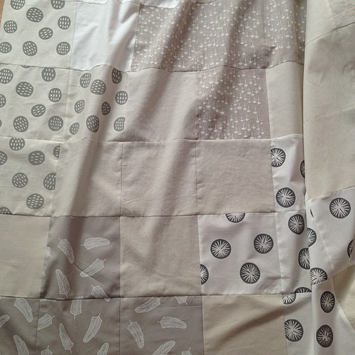 Custom quilt in progress