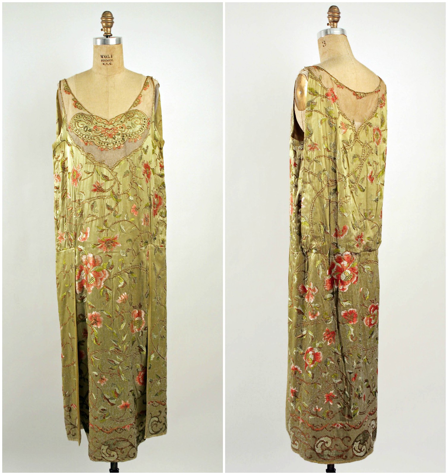 1924 Evening Dress. French. Callot Soeurs. Silk. metmuseum
