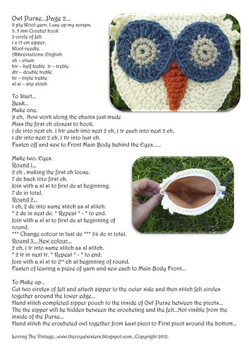 Owl Purse Page 2