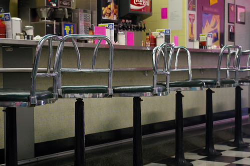 Stools at the counter II