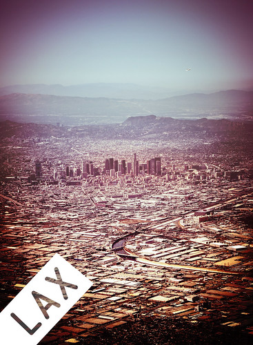 L.A. from the air - Los Angeles, California, USA