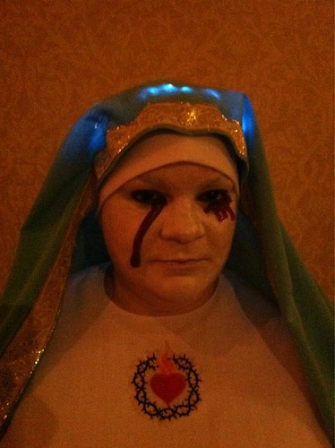 Weeping Virgin Mary by shefightslikeagirl