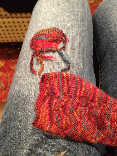 New Toes - And She Knits Too!
