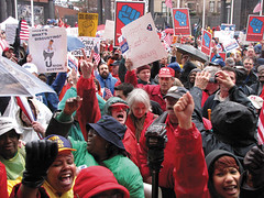 CWAers and other public workers in NJ stand up for bargaining rights.