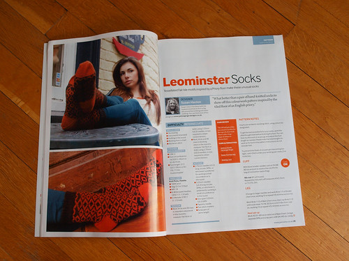 Yarnwise, issue 57 - Leominster Socks