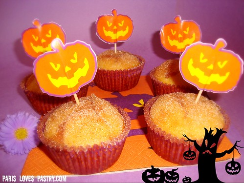 Halloween Prune-Filled Donut Muffins